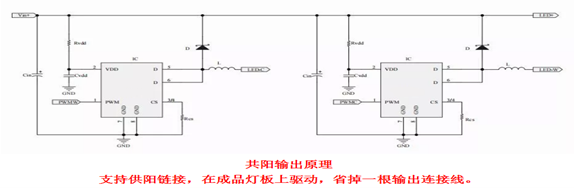 OC5220共陽極 深度調(diào)光DC-DC降壓恒流芯片替換Hi7001 Hi7000